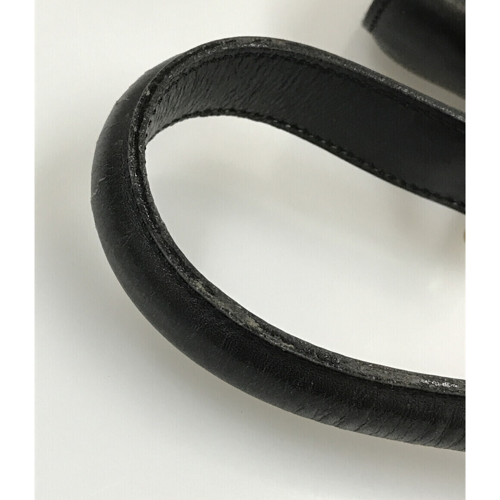 Celine black leather top handle bag - Picture 6 of 6